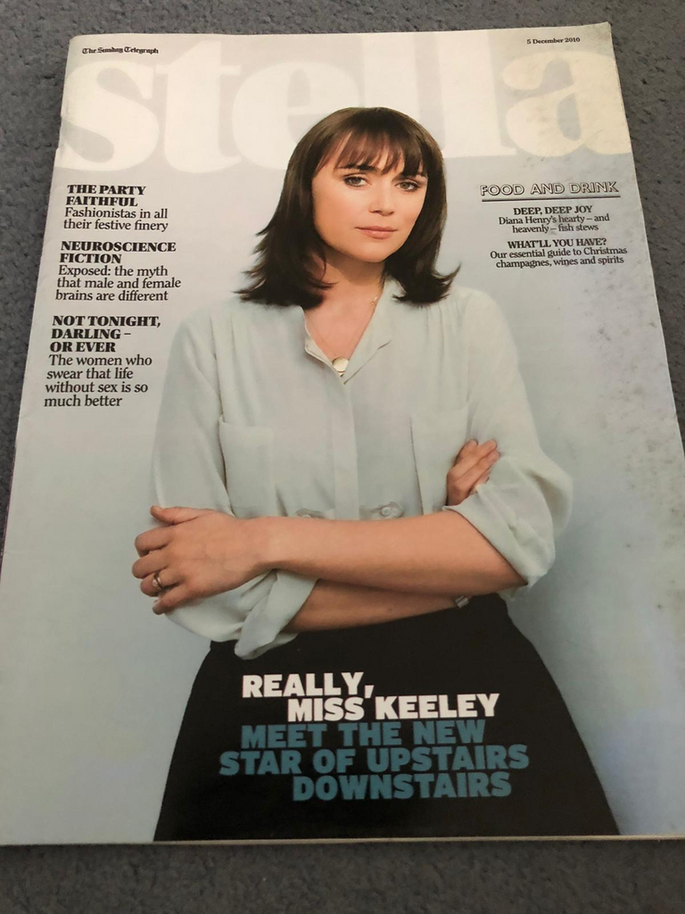UK Stella Magazine December 2010 Keeley Hawes