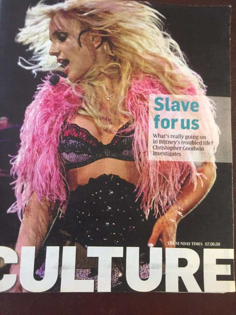 BRITNEY SPEARS Jude Law White Stripes Tom Stoppard UK CULTURE magazine from 2009