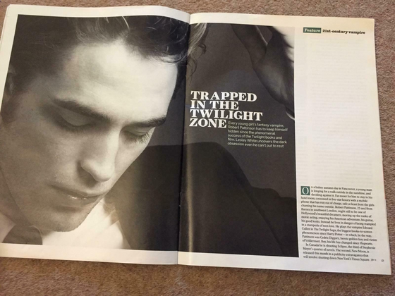 Sunday Times Magazine 8th November 2009: Robert Pattinson