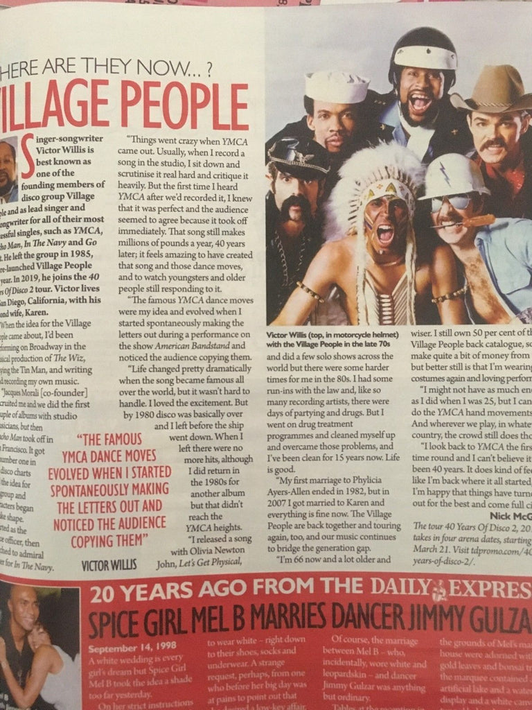 UK SATURDAY Magazine SEP 2018: JOANNA LUMLEY Village People HEIDA REED John Simm