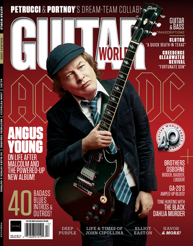 GUITAR WORLD-Holiday 2020 Angus Young AC/DC Exclusive