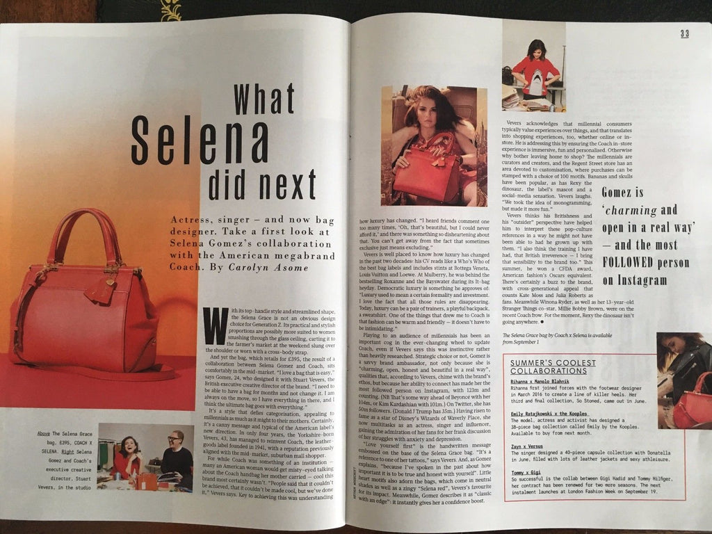 UK Style magazine 6th August 2017 Stella McCartney Paul Selena Gomez