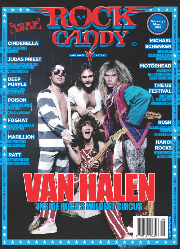 Rock Candy Magazine Issue 6 Van Halen Cover