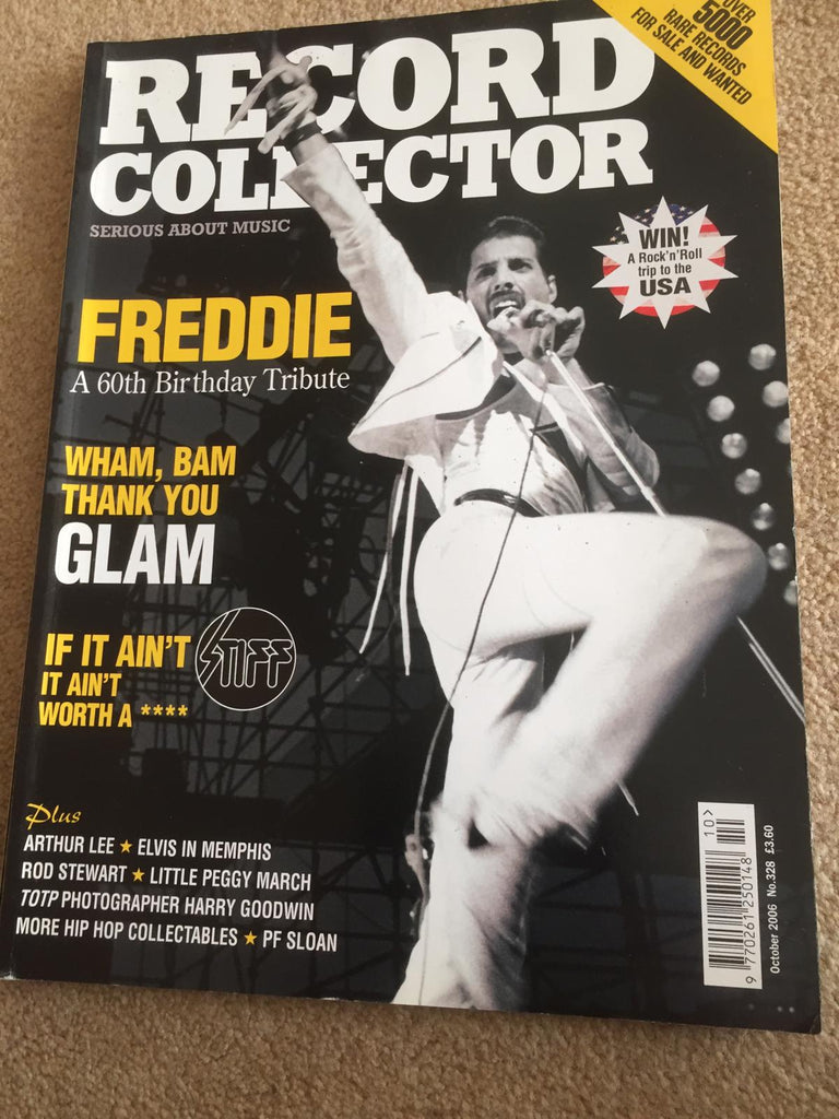 Record Collector : OCTOBER 2006 No. 328 : FREDDIE MERCURY - A 60th Birthday Tribute