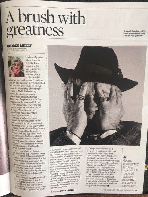Observer Magazine 23rd July 2017 Bryan Cranston George Melly Lee Story