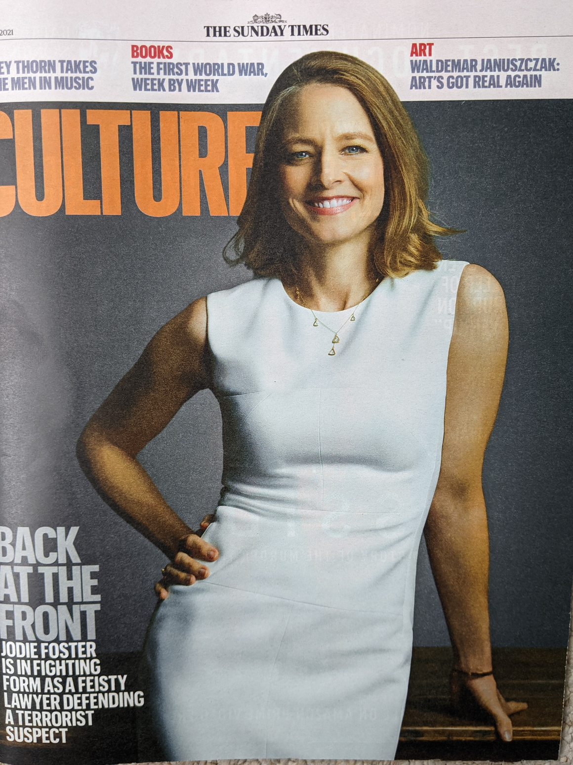 UK CULTURE Magazine March 2021: JODIE FOSTER COVER FEATURE Tracey Thorn