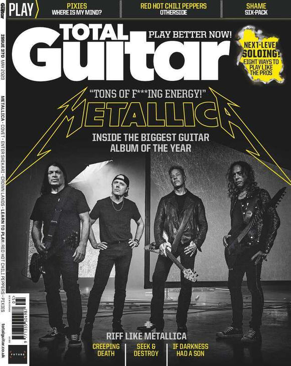 Total Guitar magazine May 2023 Metallica Inside the biggest guitar album of 2023