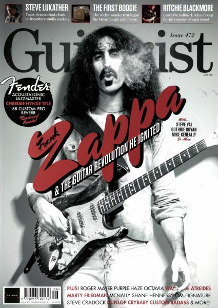 Guitarist magazine June 2021 Frank Zappa Ritchie Blackmore Deep Purple