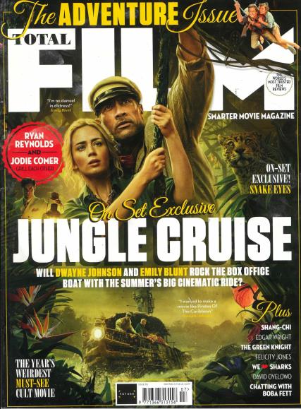 UK Total Film Magazine July 2021: JUNGLE CRUISE DWAYNE JOHNSON EMILY BLUNT Sparks