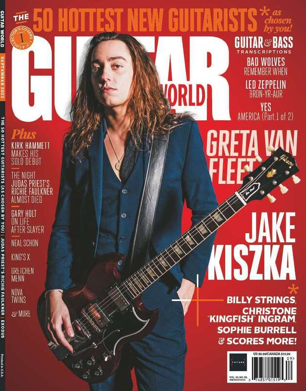 Guitar World September 2022 - Jake Kiszka Greta Van Fleet cover
