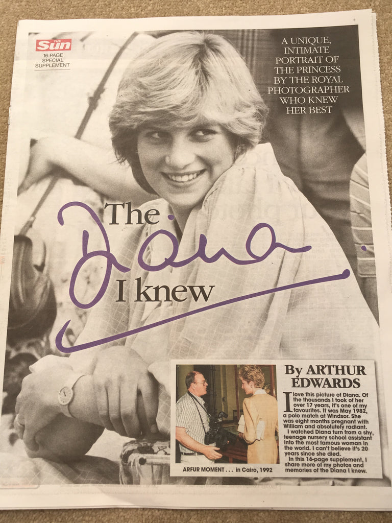Princess Diana - The Diana I Knew 16 Page UK The Sun Supplement 2017