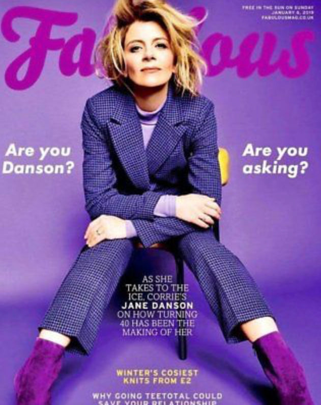 Fabulous Magazine January 2019: JANE DANSON COVER INTERVIEW