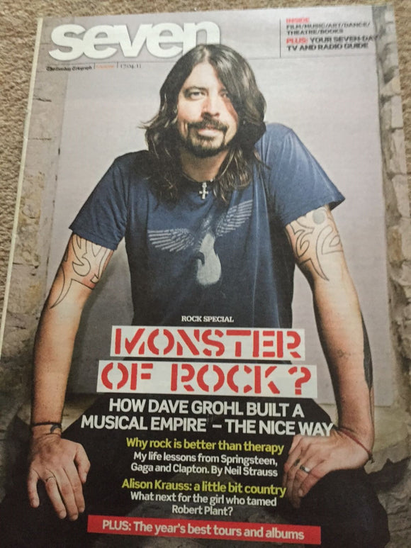 UK Seven Magazine 2011: Dave Grohl - The Foo Fighters Cover Interview
