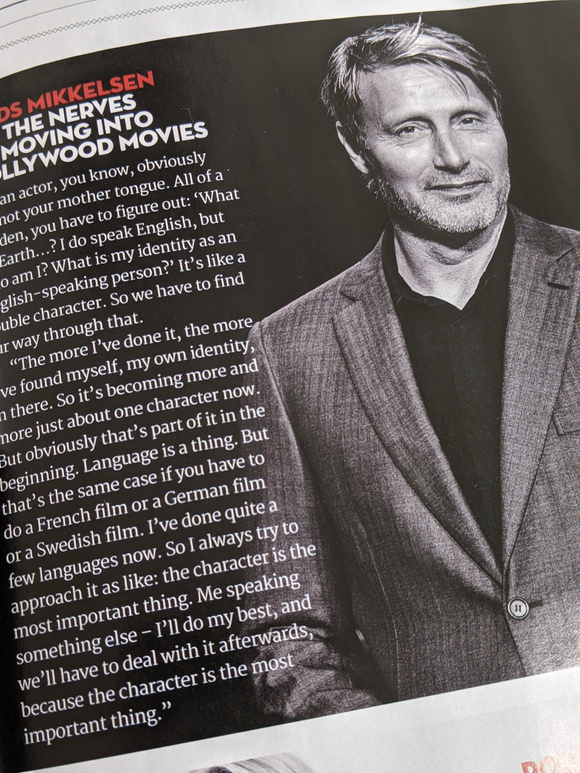 UK Total Film Magazine May 2021 The Suicide Squad Subscribers Cover - Mads Mikkelsen