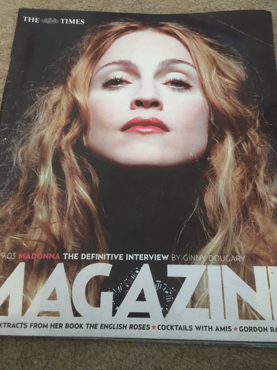 UK Times Magazine 2003: MADONNA COVER STORY