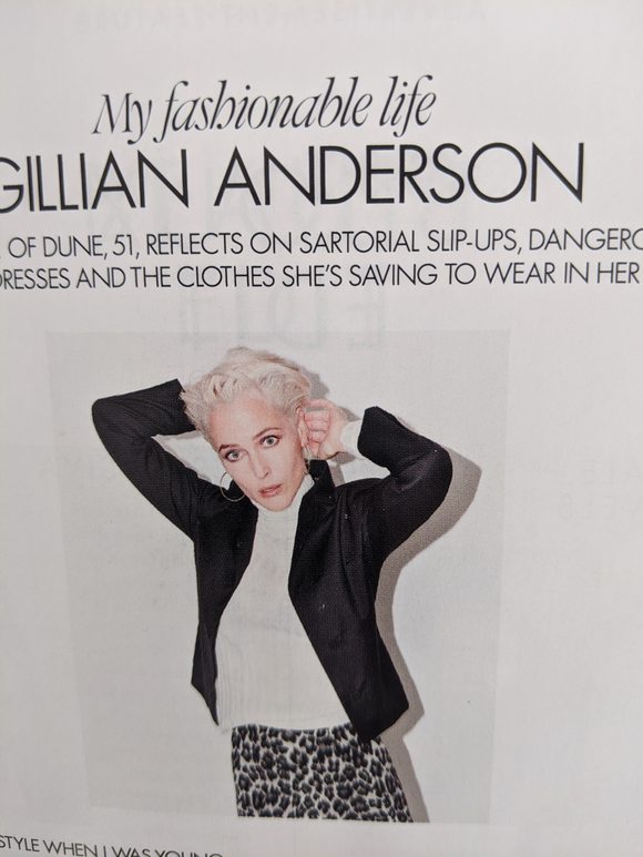 UK Elle Magazine May 2020: Gillian Anderson
