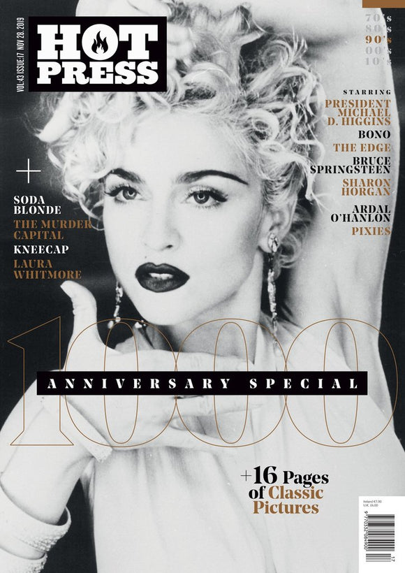 HOT PRESS 43-17: THE 1000TH ISSUE SPECIAL - The Madonna Cover