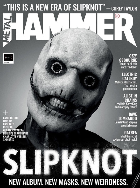 METAL HAMMER #366 Slipknot - Corey Cover + Joseph Quinn Eddie Munson art print