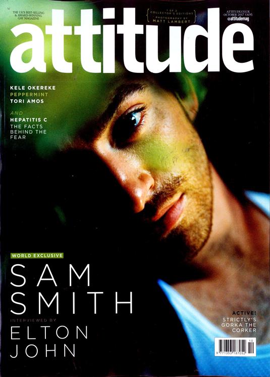 Sam Smith on the cover of Attitude Magazine