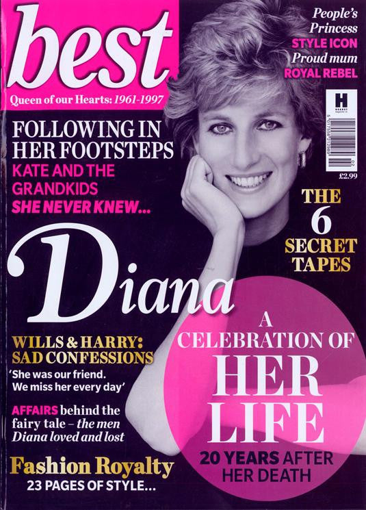 Princess Diana - A Celebration Of Her Life 20 Years On Best UK Magazine