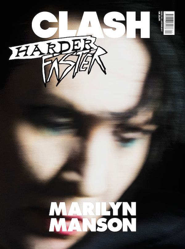 Marilyn Manson on the cover of Clash Magazine