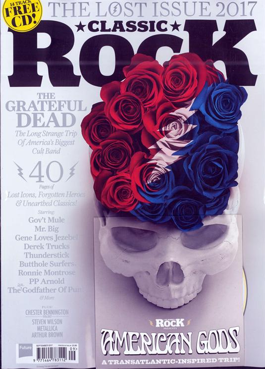 Classic Rock Magazine September 2017 Chester Bennington Metallica The Grateful Dead