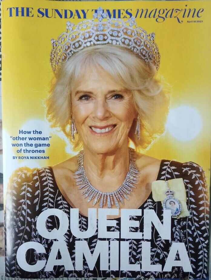 SUNDAY TIMES Magazine April 2023: Camilla Parker Bowles King Charles George Russell