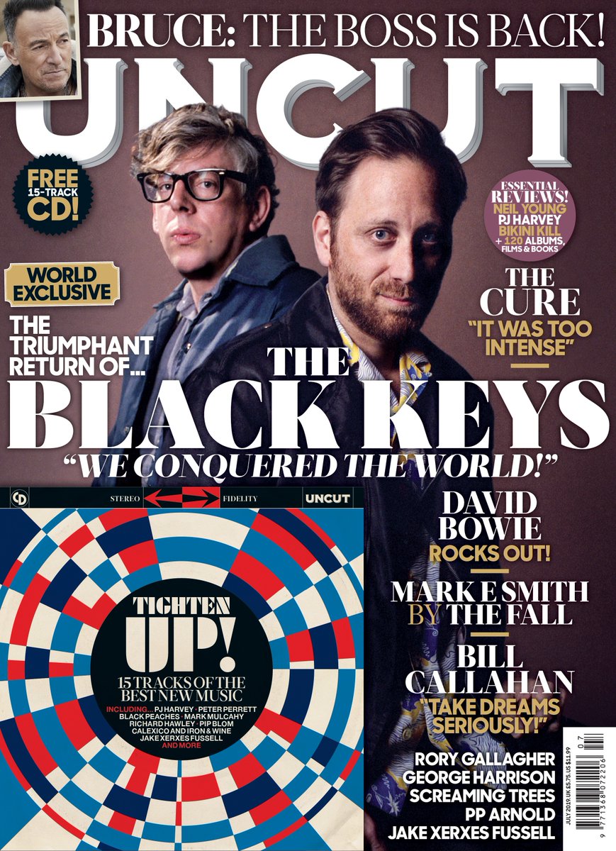 UNCUT magazine July 2019: The Black Keys Bruce Springsteen David Bowie George Harrison