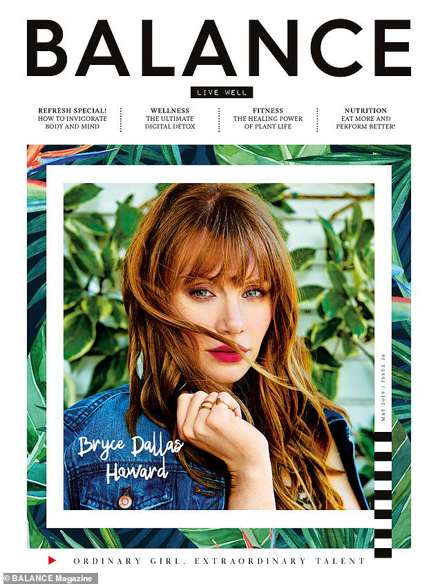 Balance Magazine Balance Magazine May 2019: BRYCE DALLAS HOWARD interview ROCKETMAN Tar ...
