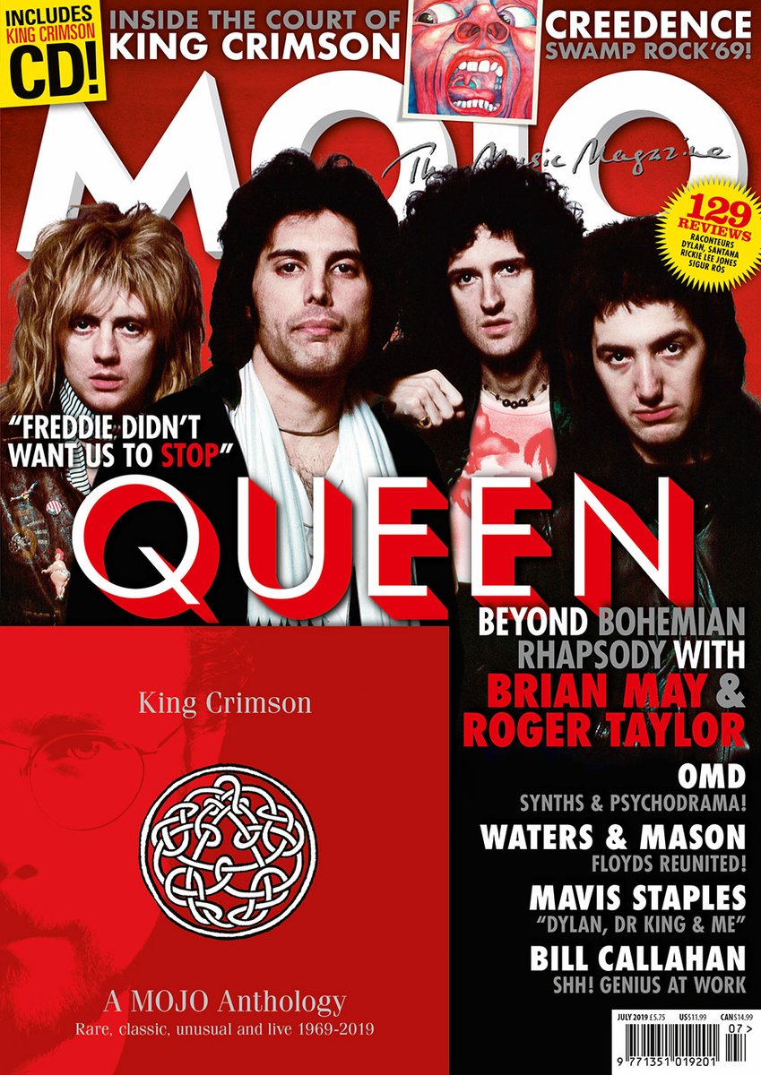 UK Mojo Magazine July 2019: Queen - Brian May Roger Taylor