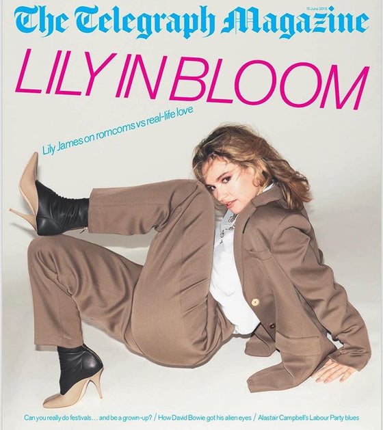 TELEGRAPH magazine 15 June 2019 - Lily James Cover + exclusive interview