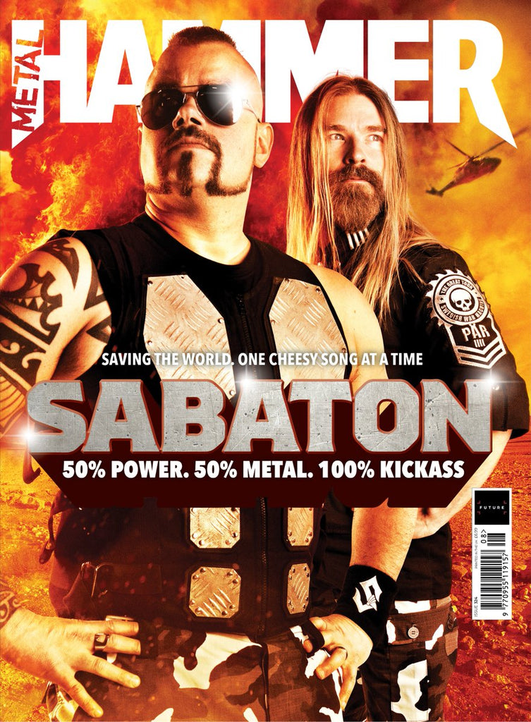 Metal Hammer Magazine August 2019: SABATON SPECIAL ISSUE + FREE TANK + STICKER PACK