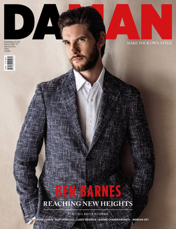 DA MAN Magazine August/September 2017 Ben Barnes