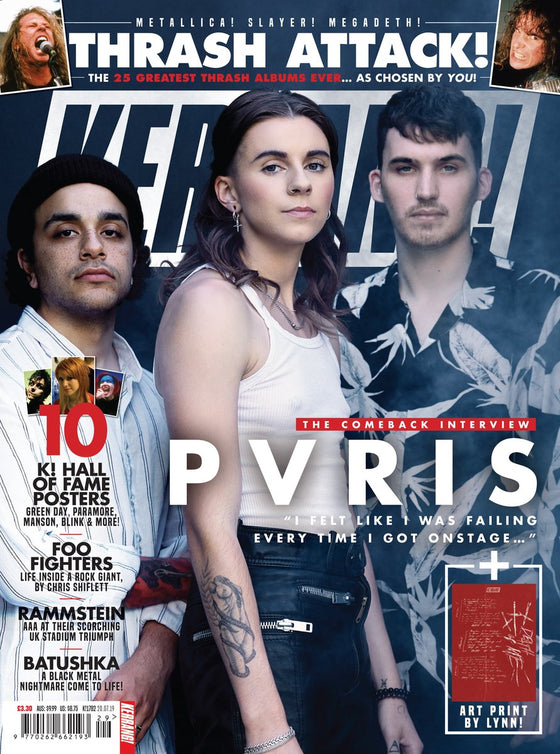 KERRANG! magazine 20 July 2019: PVRIS - Comeback Interview + Art Print - Rammstein