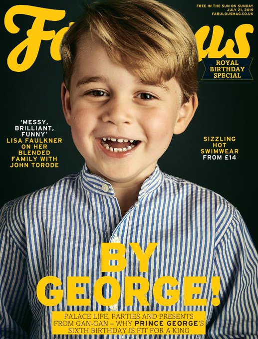 THE ROYAL FAMILY prince george Royal Baby PHOTO Fabulous Magazine Supplement