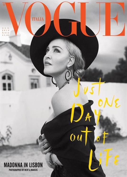 Vogue Italian Madonna Cover #1 Magazine