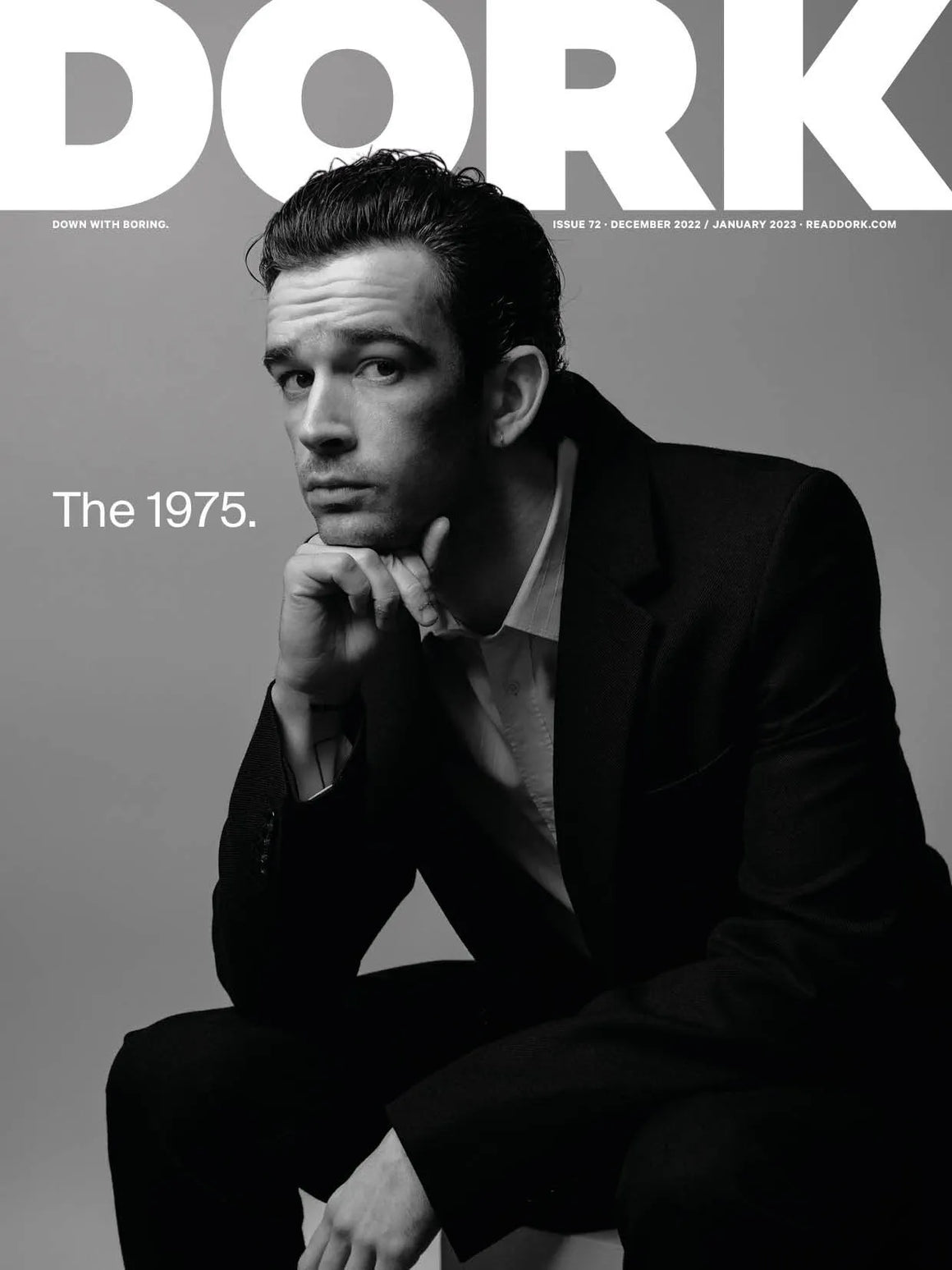 Dork Magazine December 2022 Matty Healy The 1975 Cover