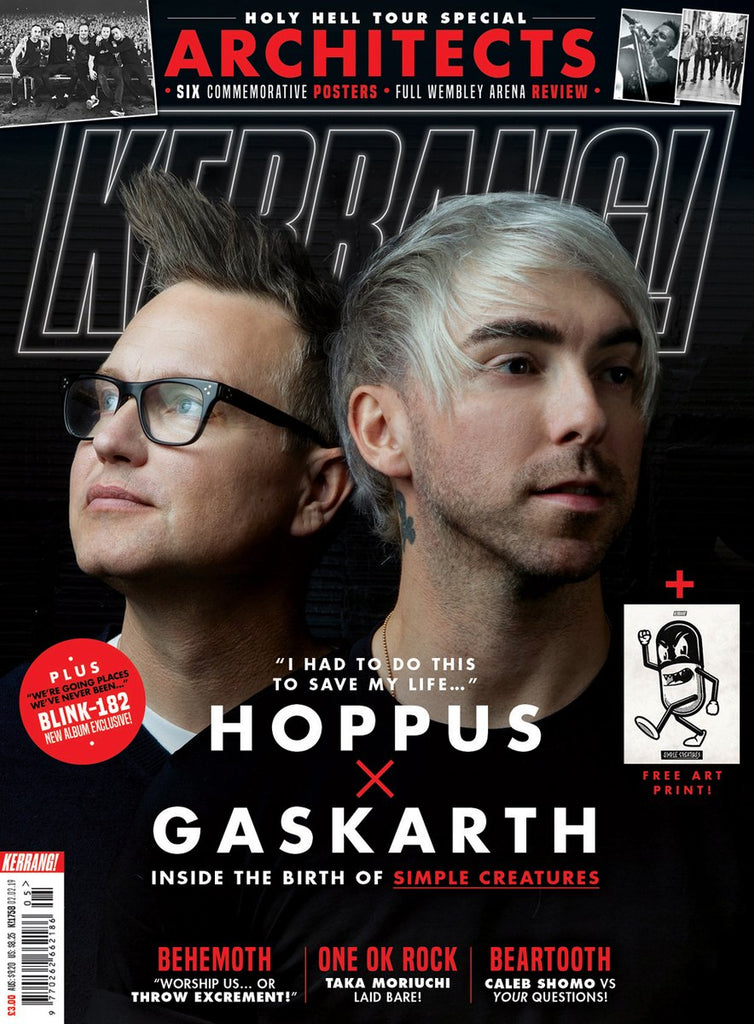 KERRANG! magazine 2nd February 2019 Hoppus X Gaskarth + art print - One OK Rock  Architects