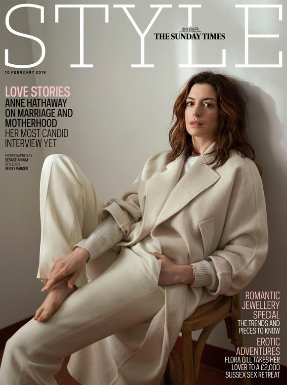 UK STYLE Magazine FEB 2019: ANNE HATHAWAY PHOTO COVER STORY