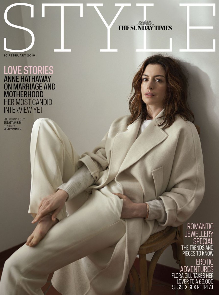 UK STYLE Magazine FEB 2019: ANNE HATHAWAY PHOTO COVER STORY