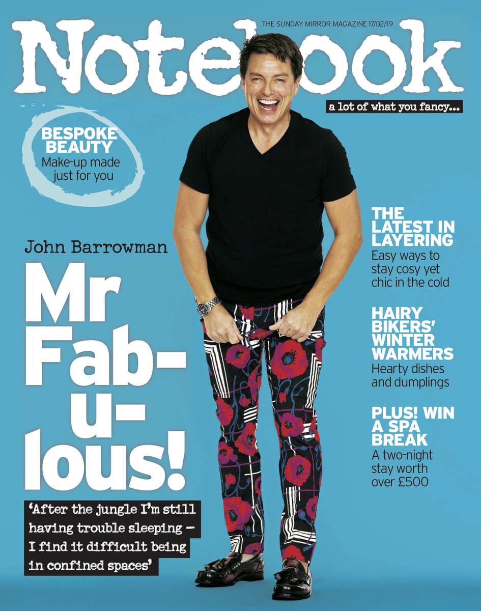 UK Notebook Magazine February 2019: JOHN BARROWMAN COVER AND FEATURE