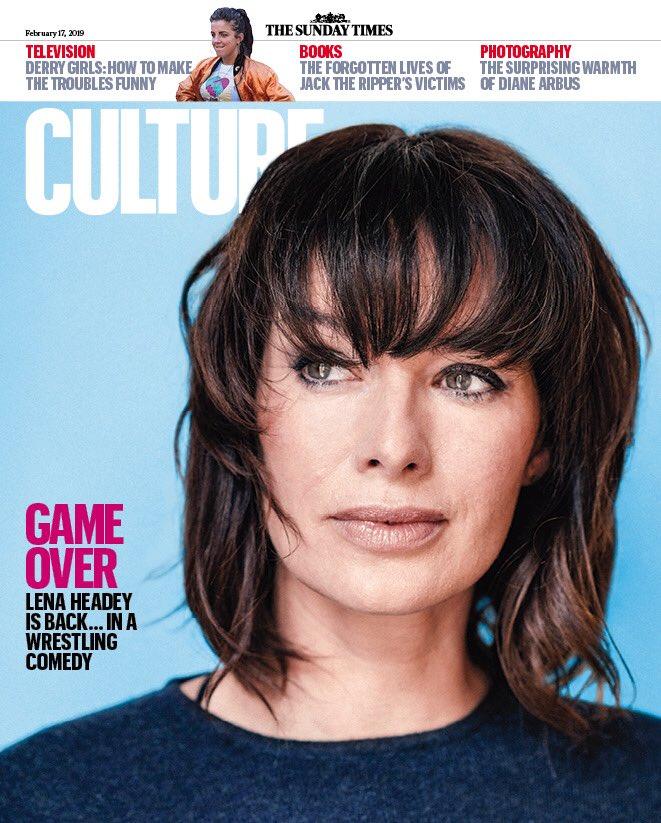 UK CULTURE Magazine FEB 2019: LENA HEADEY Gillian Anderson DIANE ARBUS Lily James