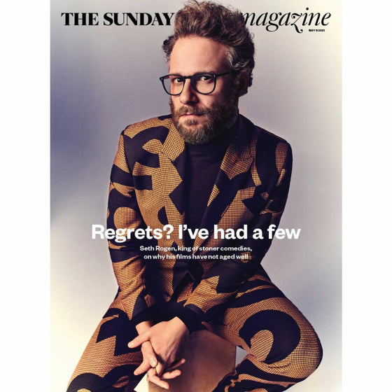 SUNDAY TIMES magazine 9 May 2021 Seth Rogen cover and interview