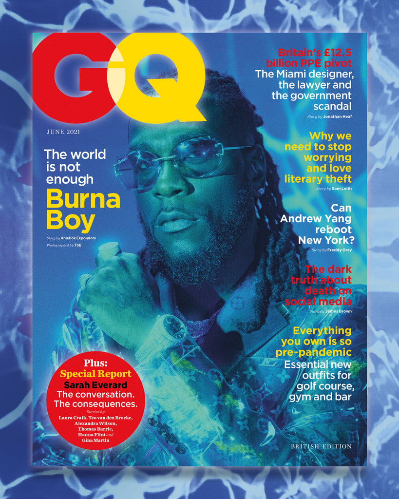 British GQ Magazine June 2021: BURNA BOY COVER FEATURE