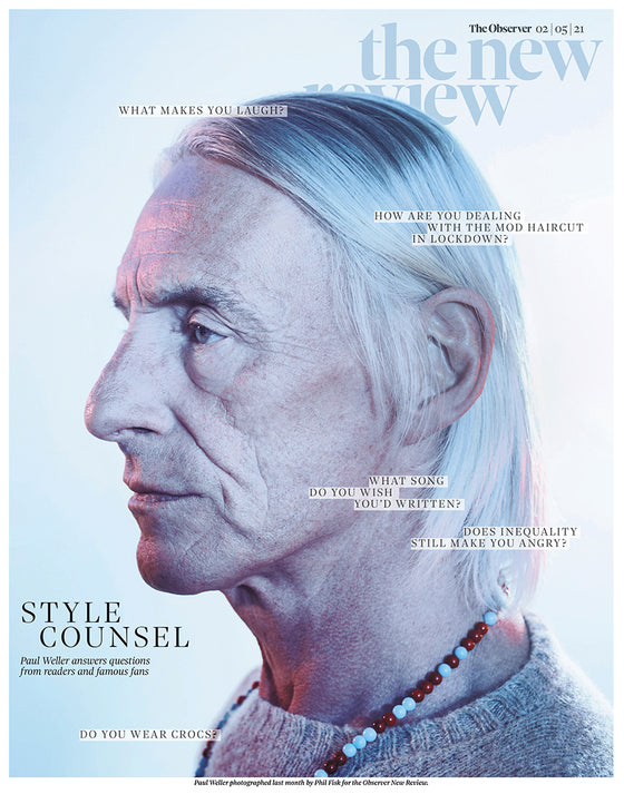 UK Observer New Review 2nd May 2021 Paul Weller Interview