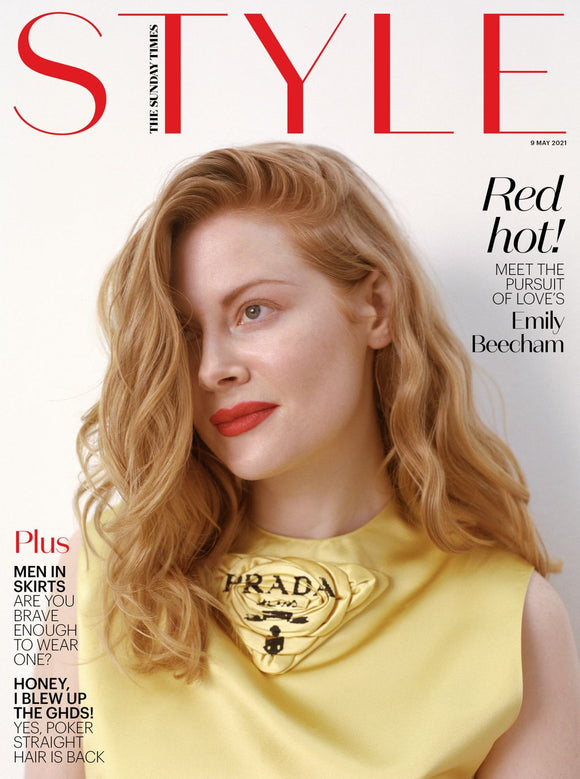 EMILY BEECHAM UK Style Magazine May 2021 PURSUIT Of LOVE - Pete Davidson