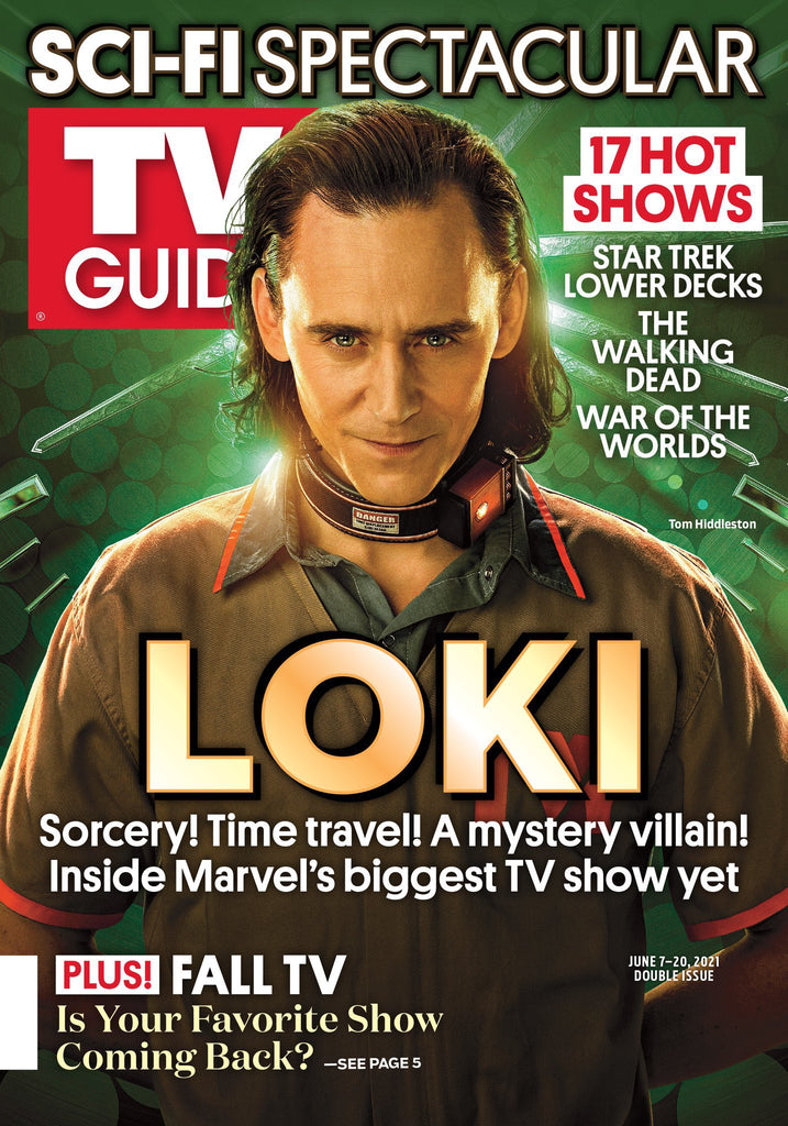TV Guide Magazine June 7 2021 LOKI Tom Hiddleston (Shipped from the USA) NO LABEL!