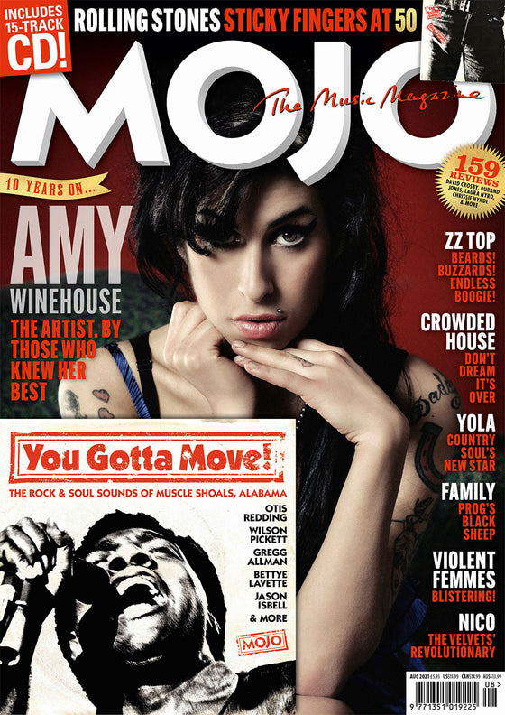 MOJO Magazine #333 – August 2021: Amy Winehouse The Rolling Stones Laura Nyro