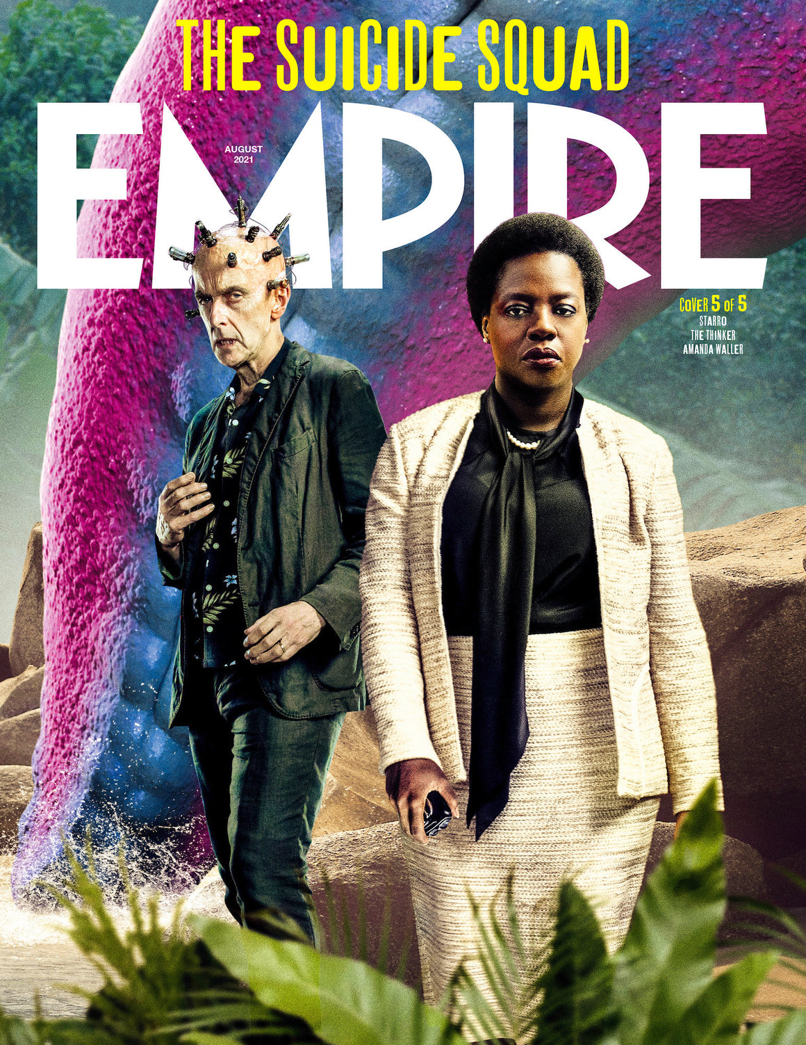 Empire Magazine August 2021: THE SUICIDE SQUAD - COVER #5 THINKER & STARRO