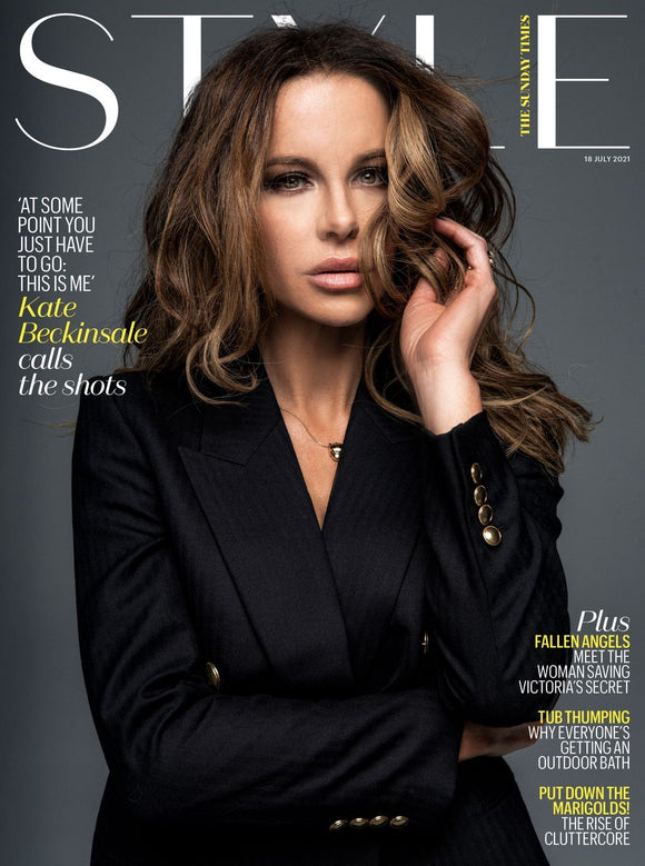 KATE BECKINSALE COVER EXCLUSIVE UK Style Magazine July 2021 NEW